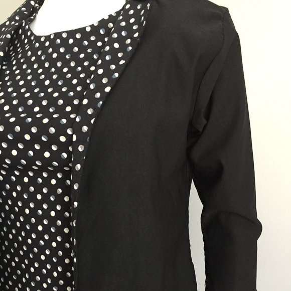 Blazer & Dress Polka Dot set - Petite Blazer - Picture 5 of 7